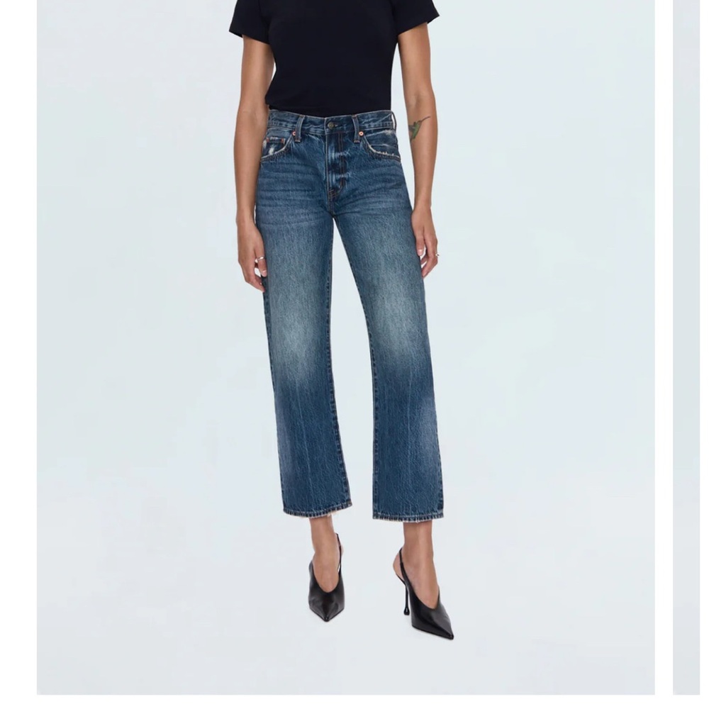 Pistola Lexi Mid Rise Bowed Straight Jean 25P